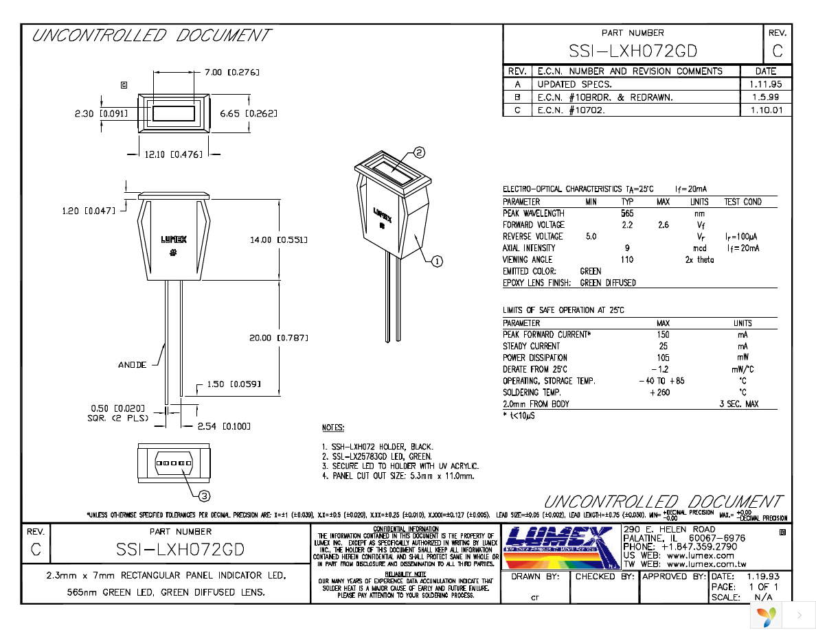 SSI-LXH072GD Page 1