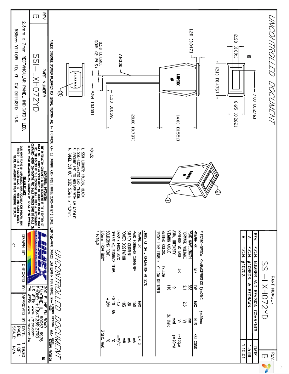 SSI-LXH072YD Page 1