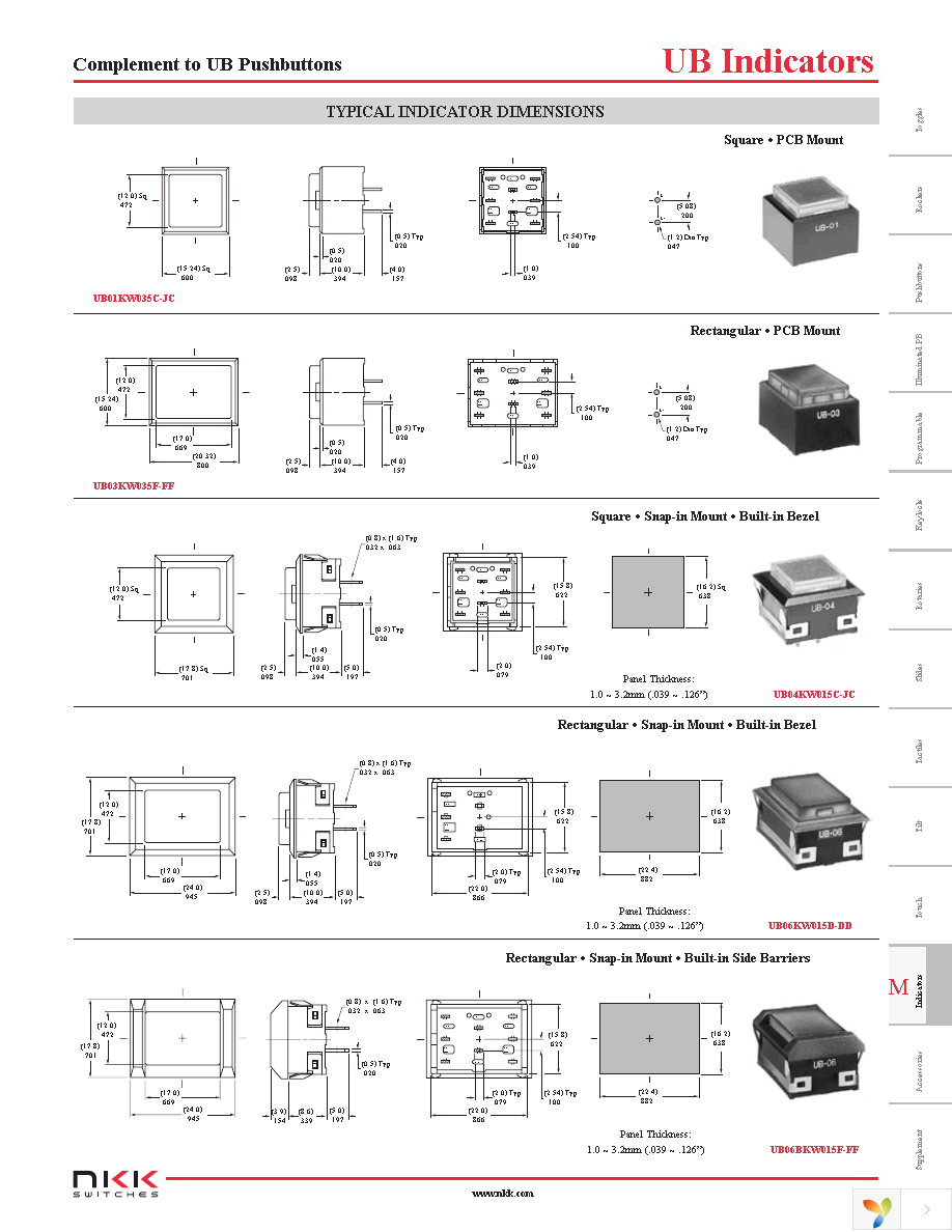 UB06KW015D-JB-NR Page 3