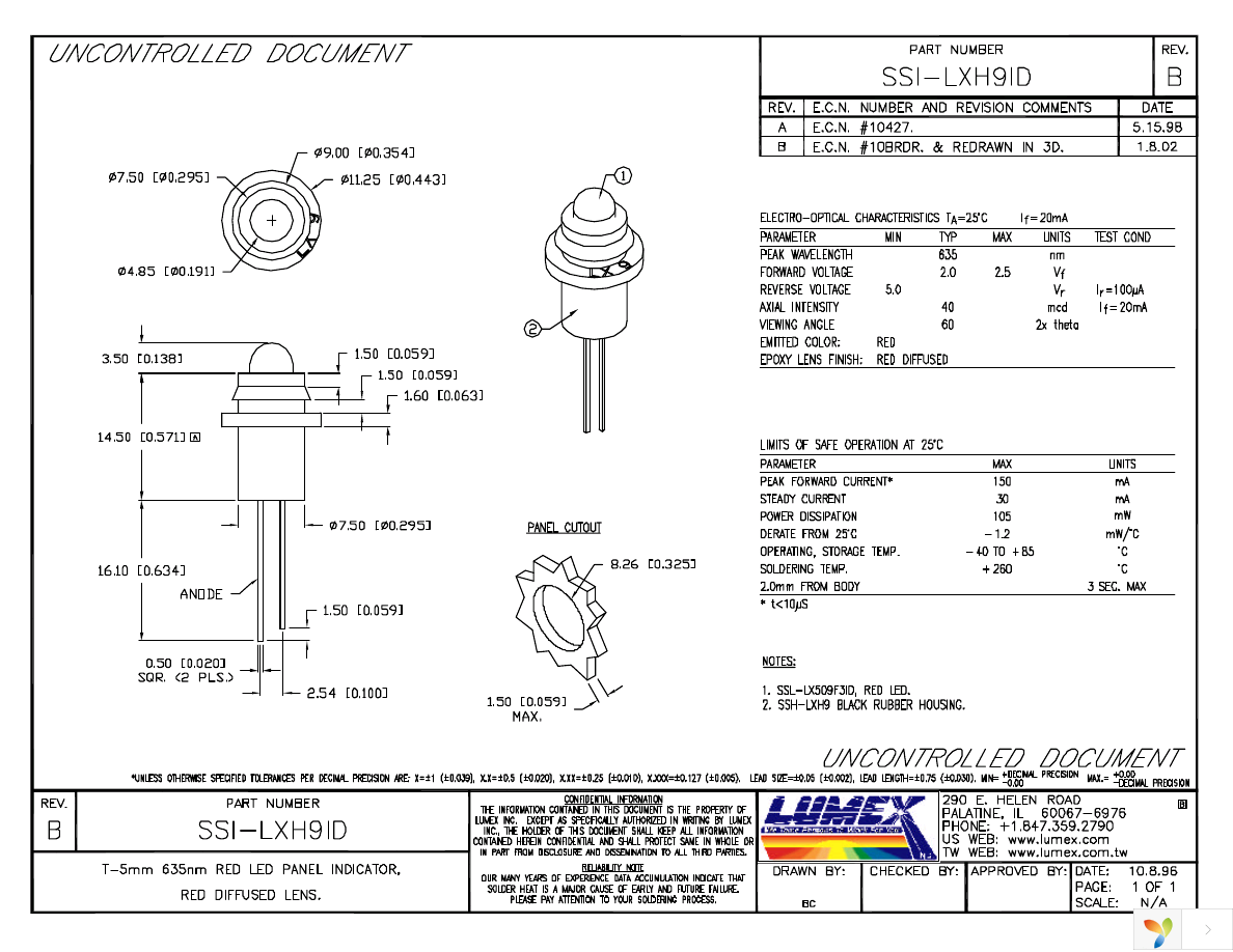 SSI-LXH9ID Page 1