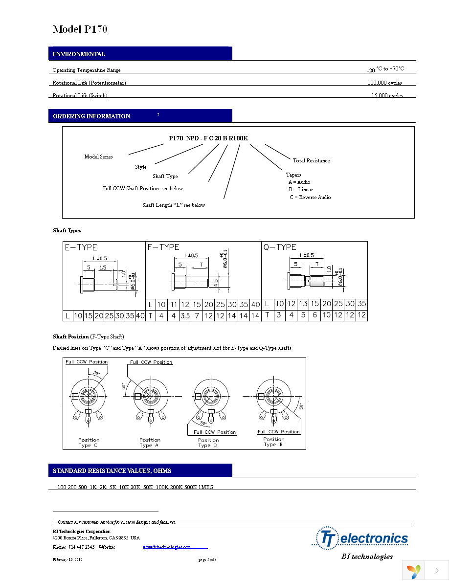 P170N2-QC25BR1K Page 2