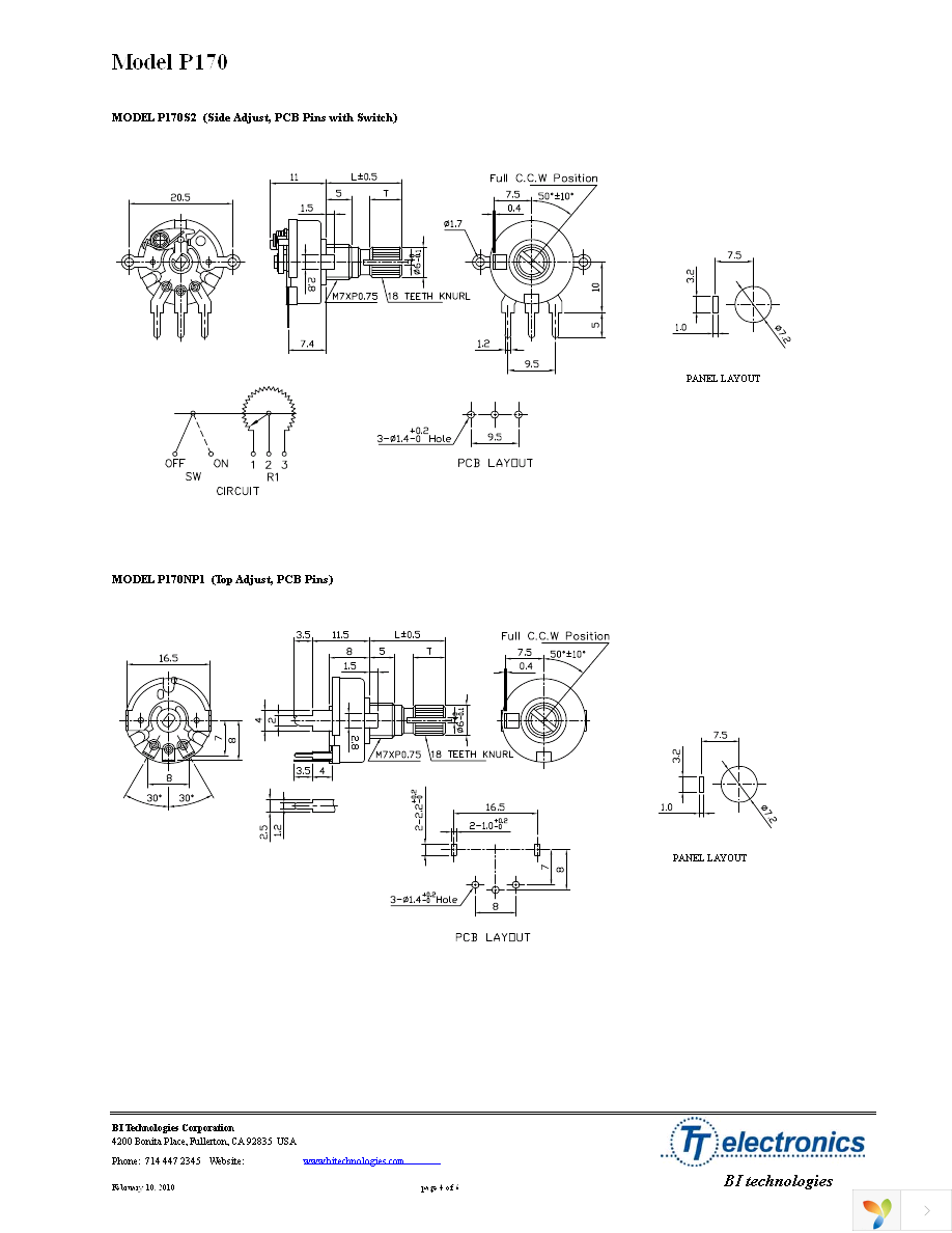 P170N2-QC25BR1K Page 4