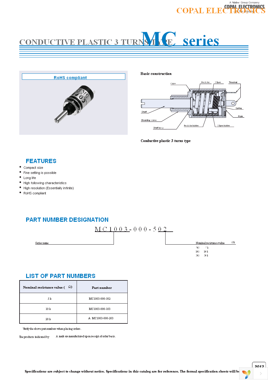 MC1003-000-502 Page 1