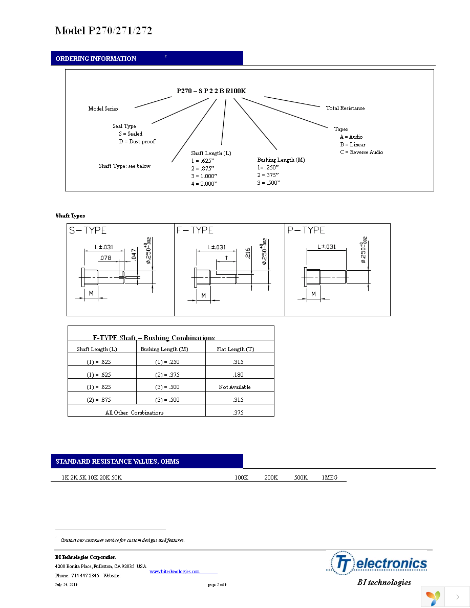 P270-SF21BR10K Page 2