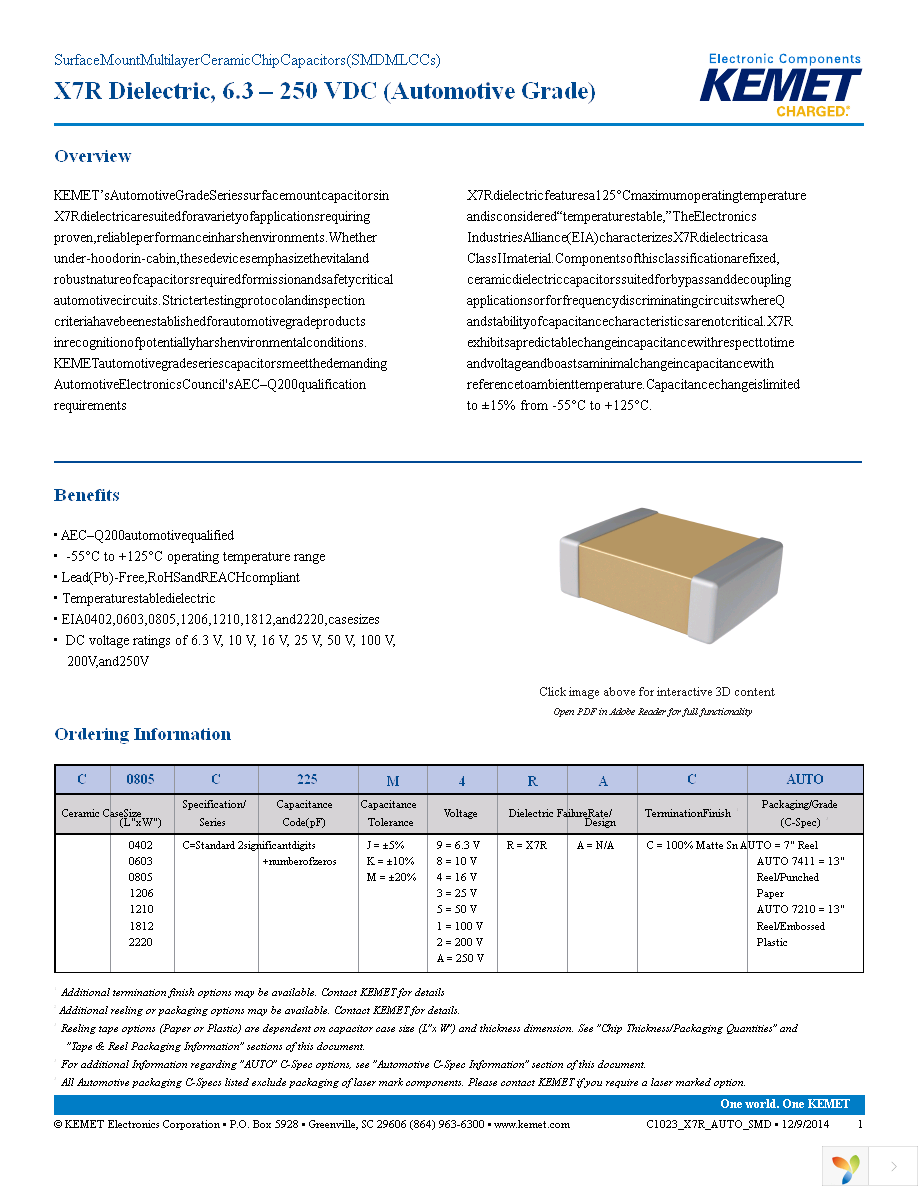 C0805C471K1RACAUTO Page 1