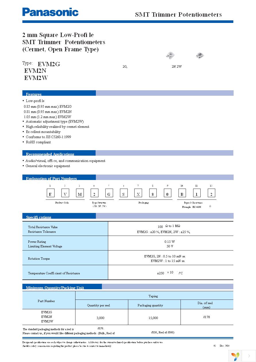 EVM-2WSX80B14 Page 1