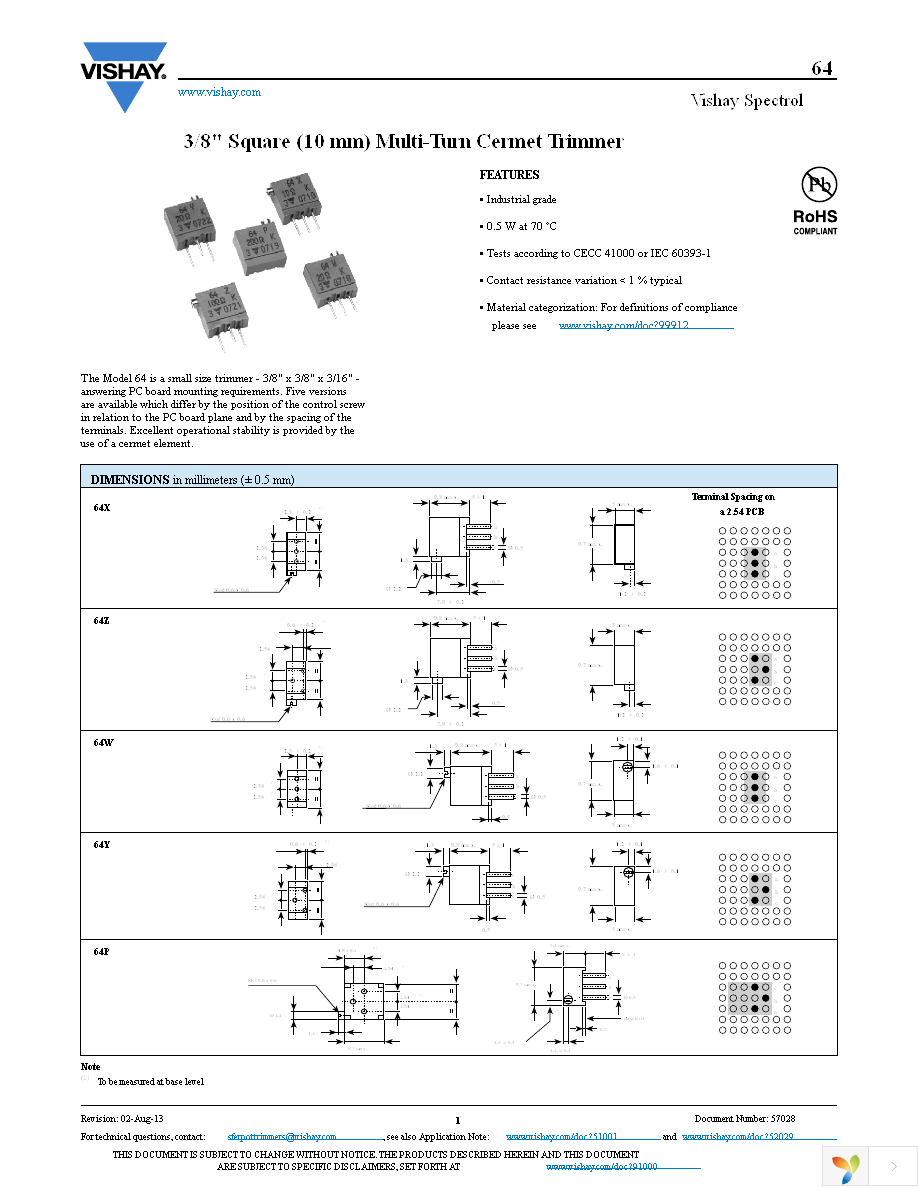 M64W103KB40 Page 1