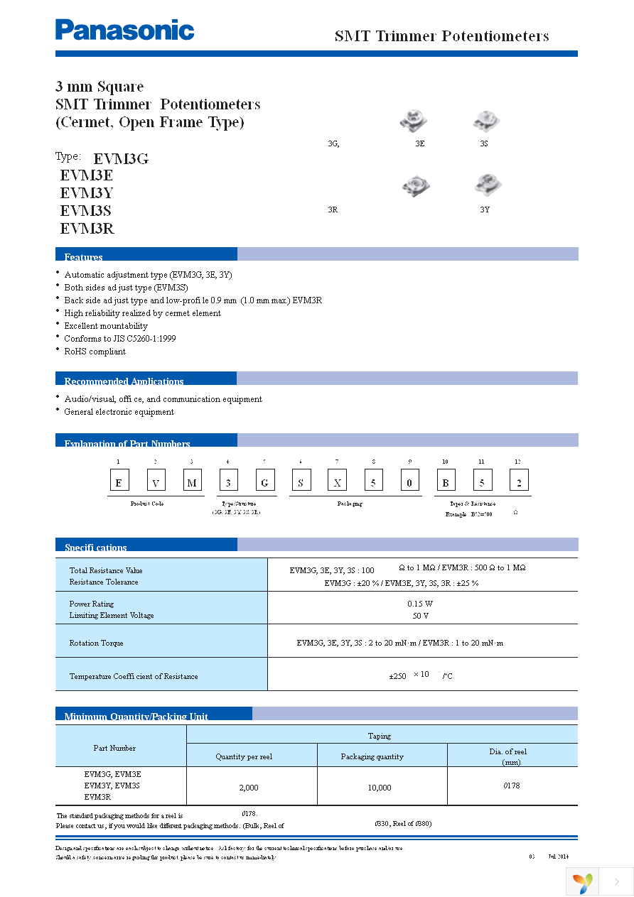 EVM-3RSX50B13 Page 1