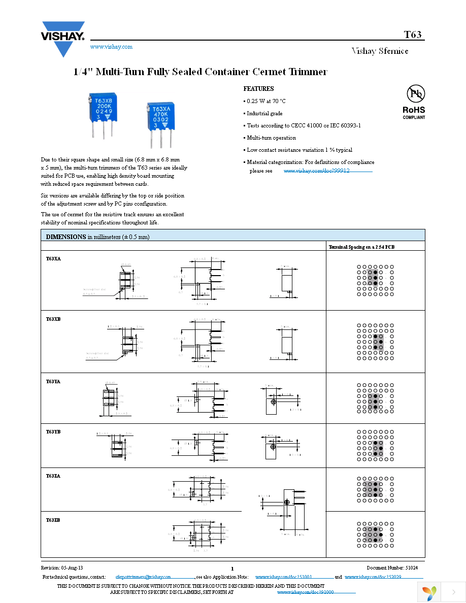 T63YB102KT20 Page 1