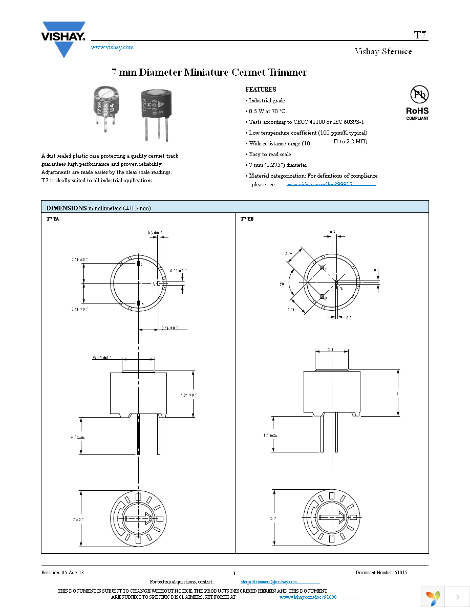 T7YA223MB40 Page 1