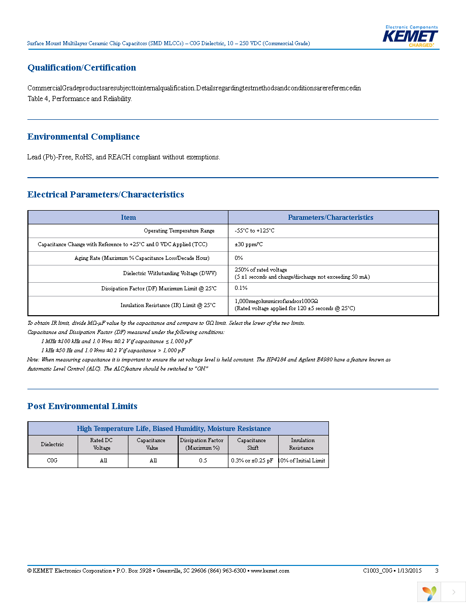 C1206C390J5GACTU Page 3