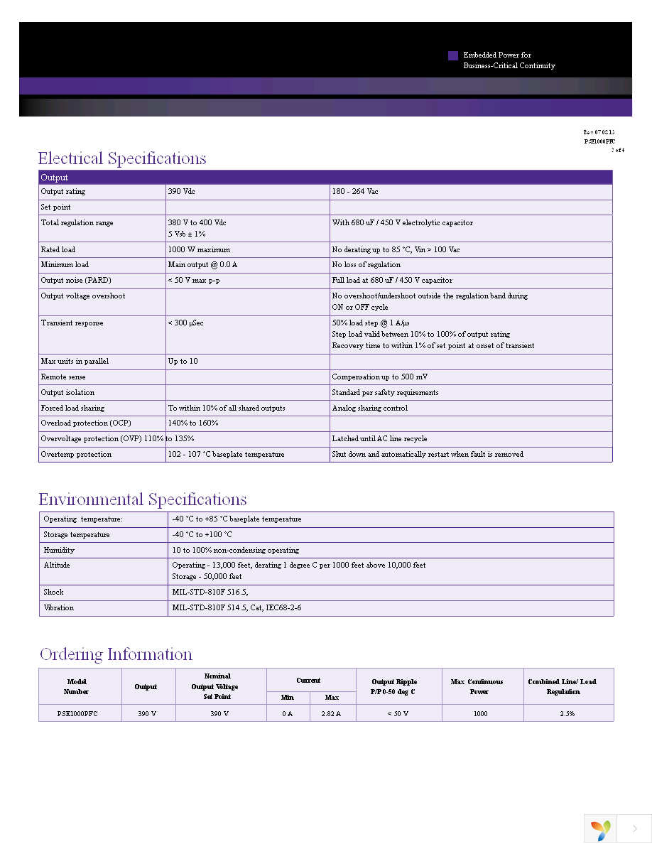 PSE1000PFC Page 2