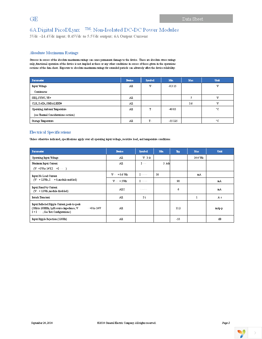 PDT006A0X3-SRZ Page 2