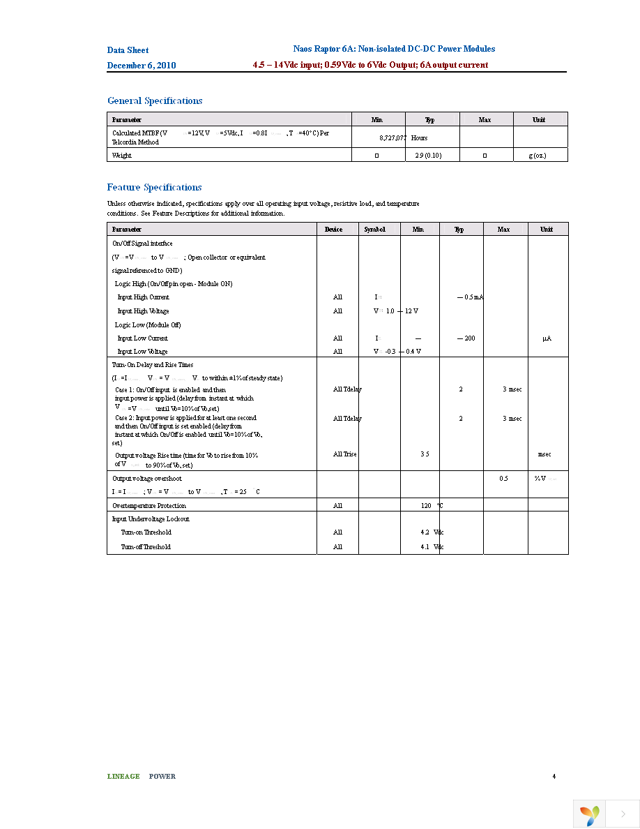 NSR006A0X4Z Page 4