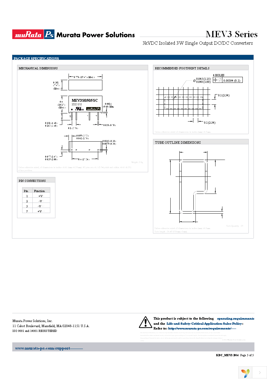 MEV3S1205SC Page 5