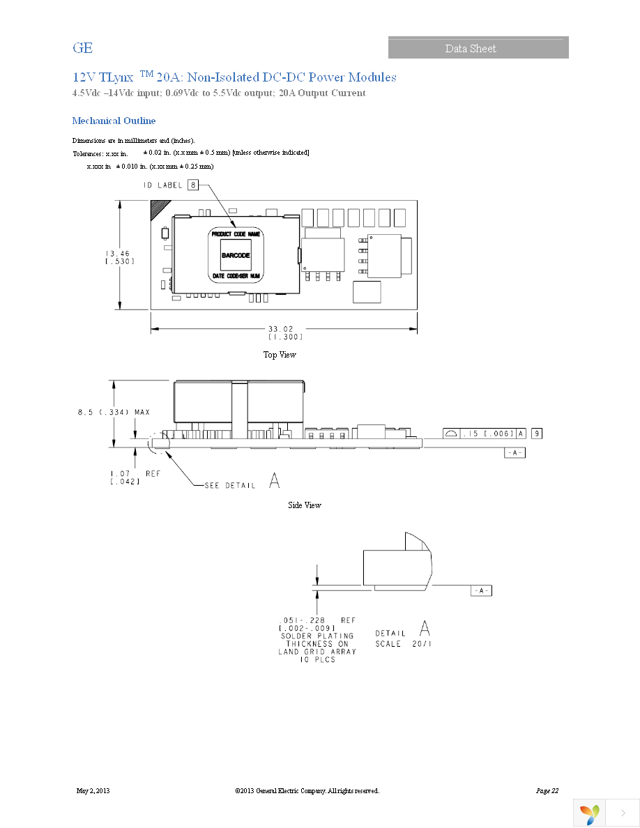 APTS020A0X3-SRZ Page 22