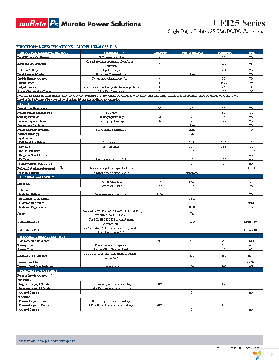 UEI25-120-D48N-C Page 3