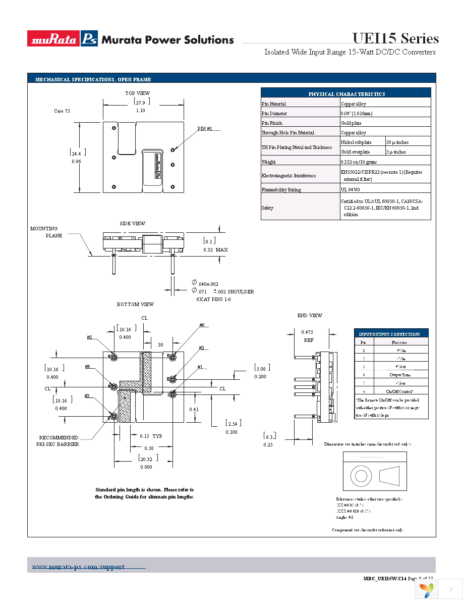 UEI15-120-Q48N-C Page 8