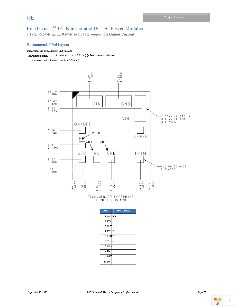 APTH003A0X-SRZ Page 21