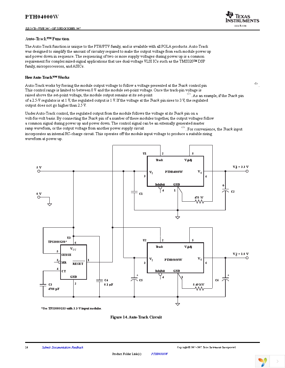 PTH04000WAH Page 14