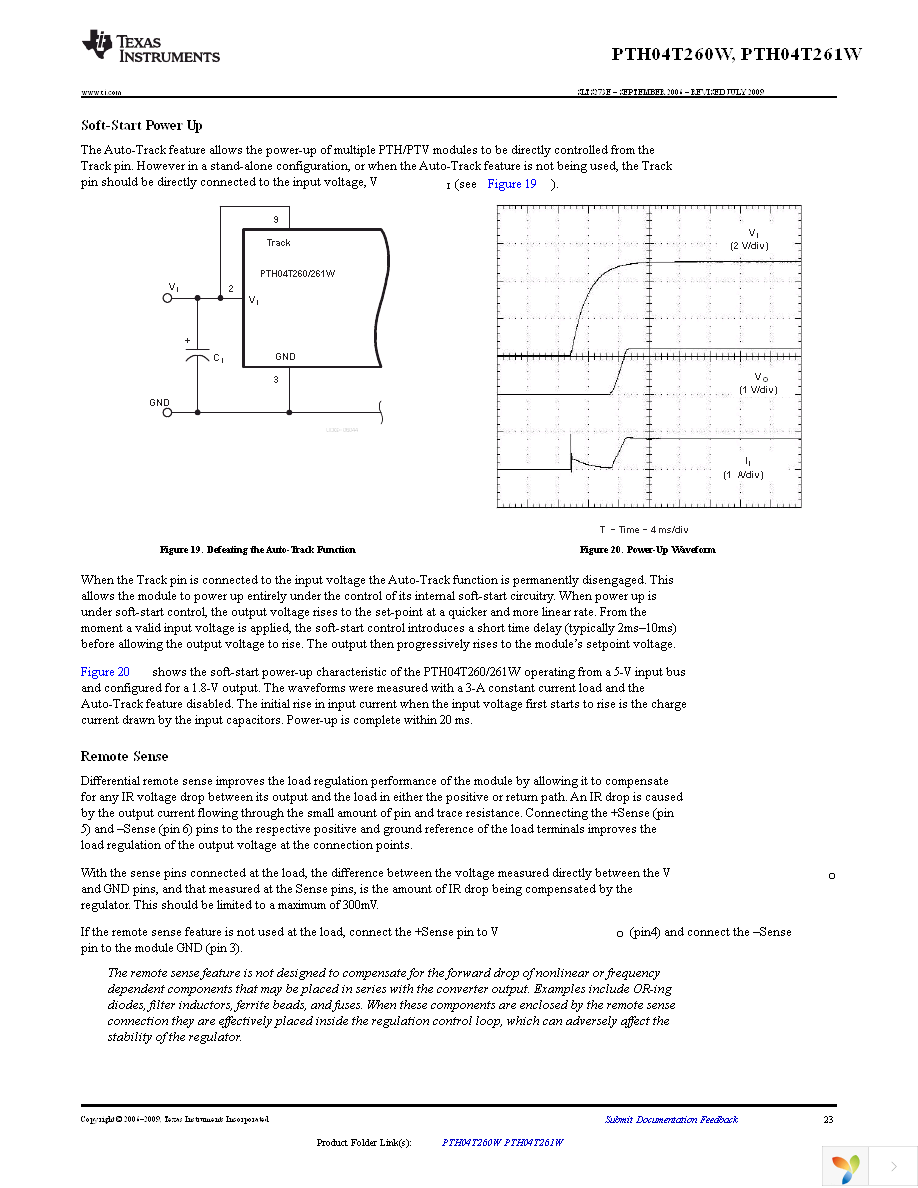 PTH04T260WAD Page 23