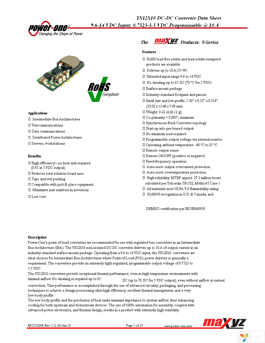 YS12S10-0G Page 1