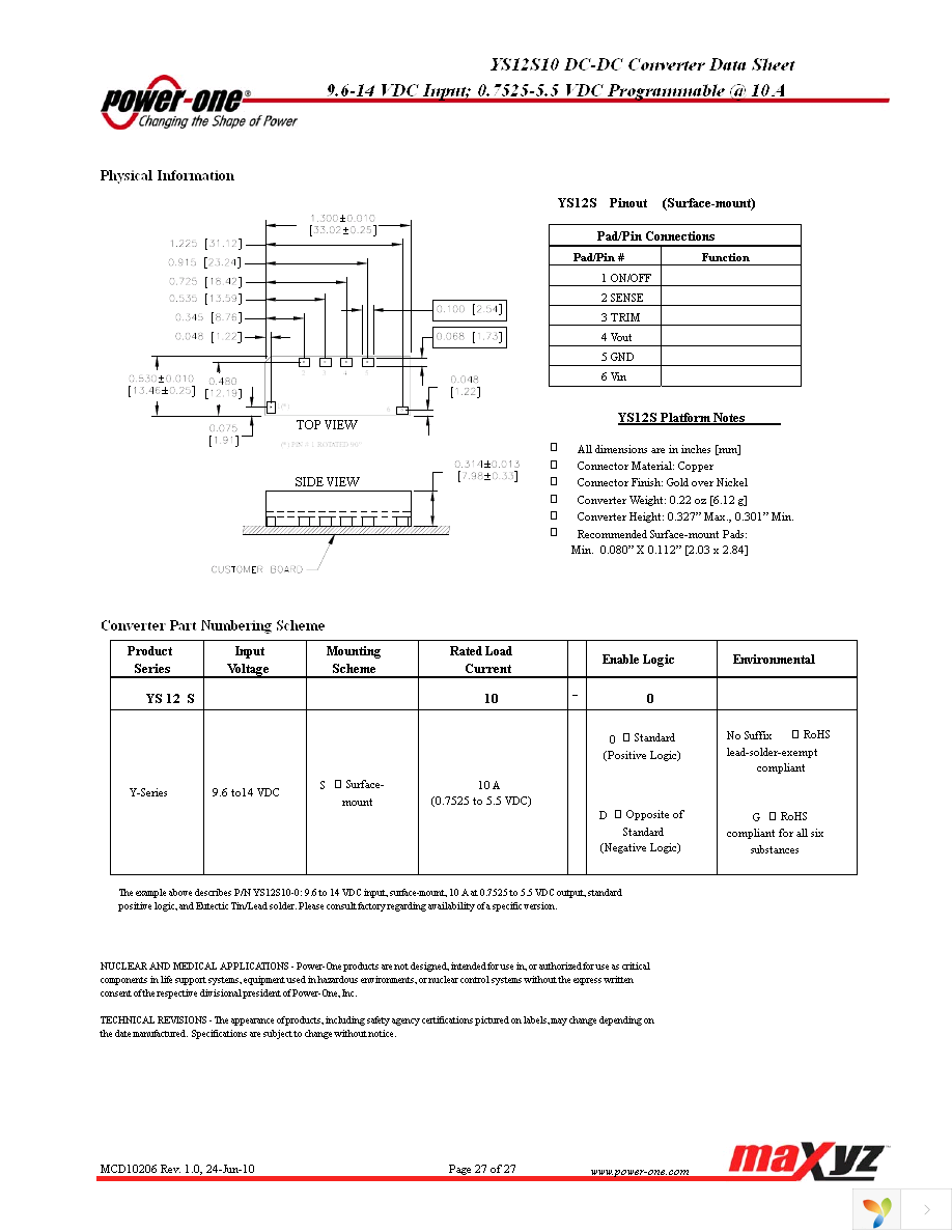 YS12S10-0G Page 27