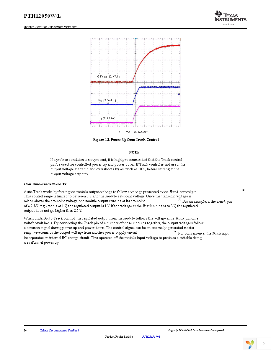 PTH12050WAZ Page 14