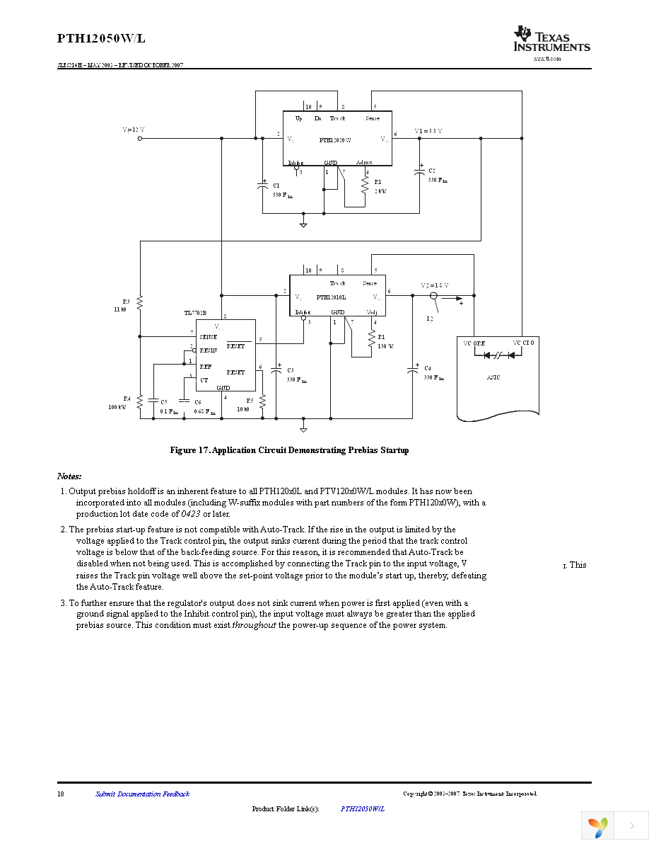 PTH12050WAZ Page 18