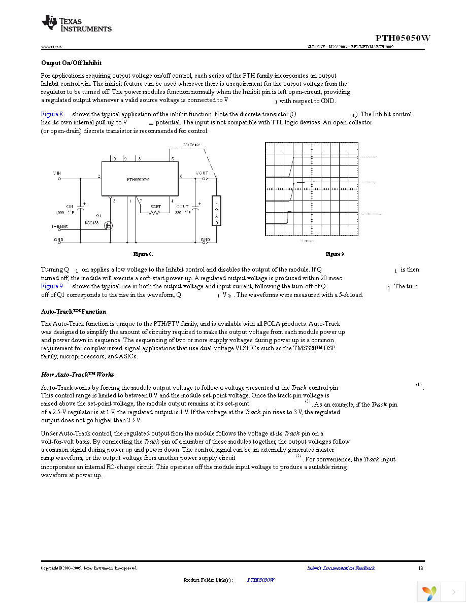 PTH05050WAS Page 13