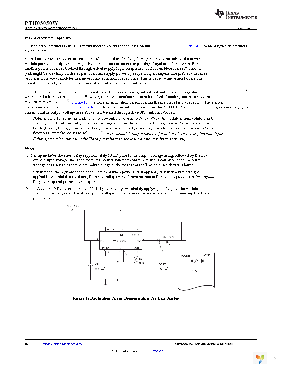 PTH05050WAS Page 16