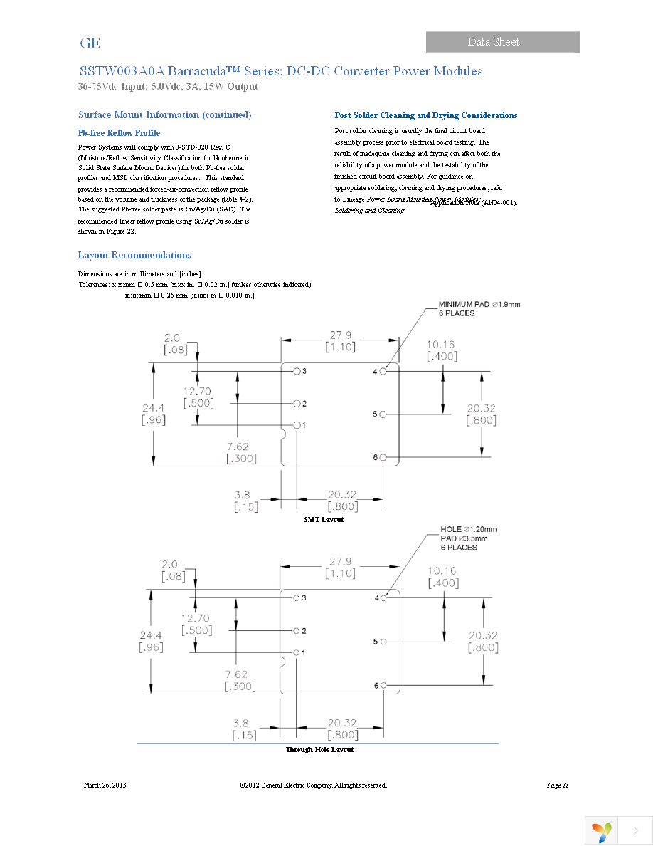 SSTW003A0A41-SRZ Page 11