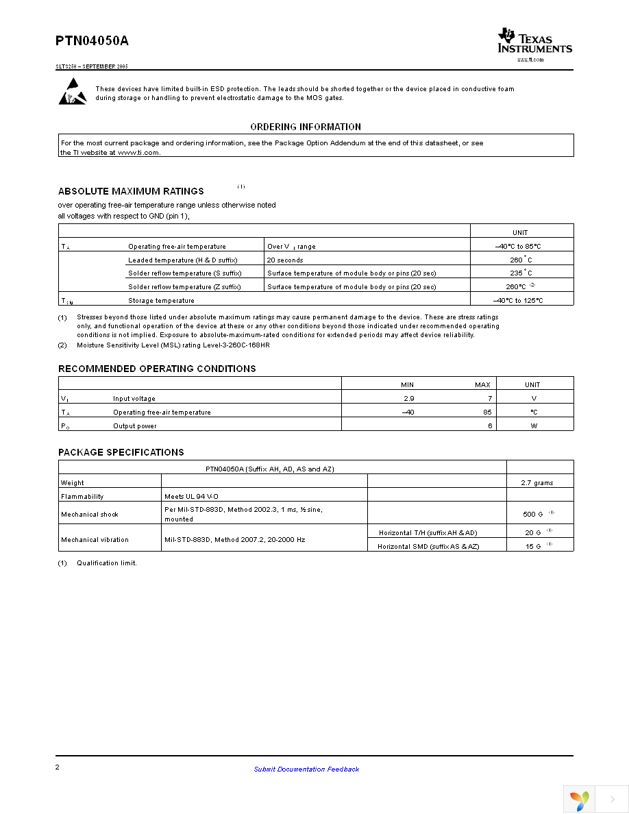 PTN04050AAZ Page 2