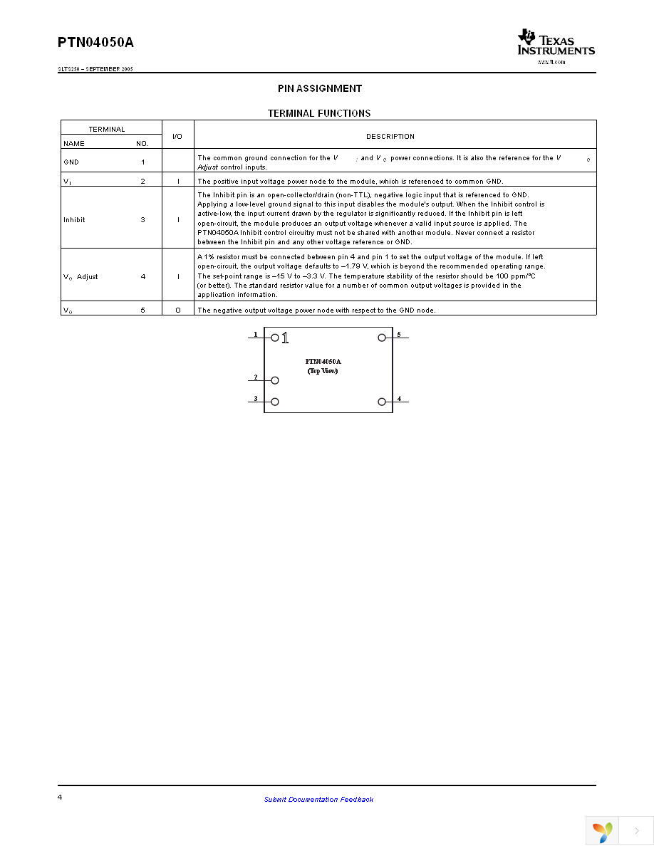 PTN04050AAZ Page 4