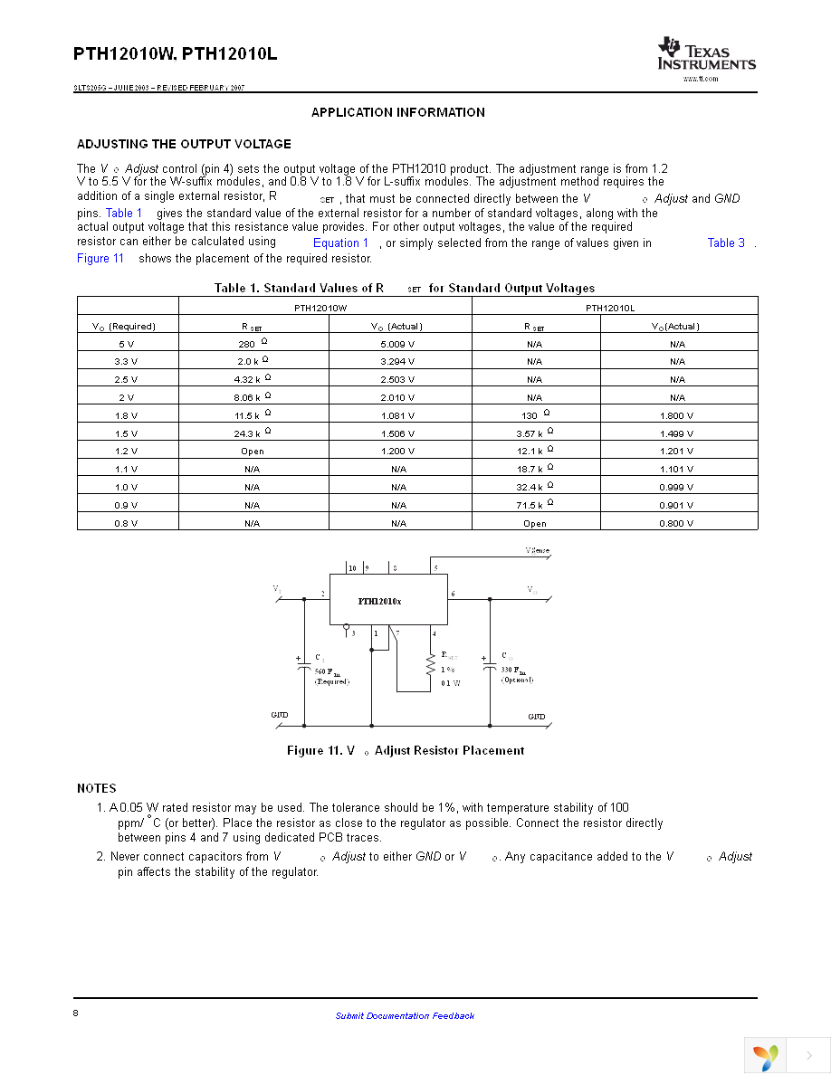 PTH12010WAH Page 8