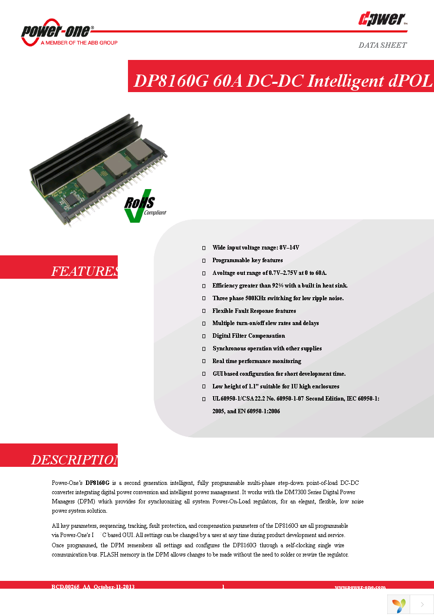 DP8160G-T050 Page 1