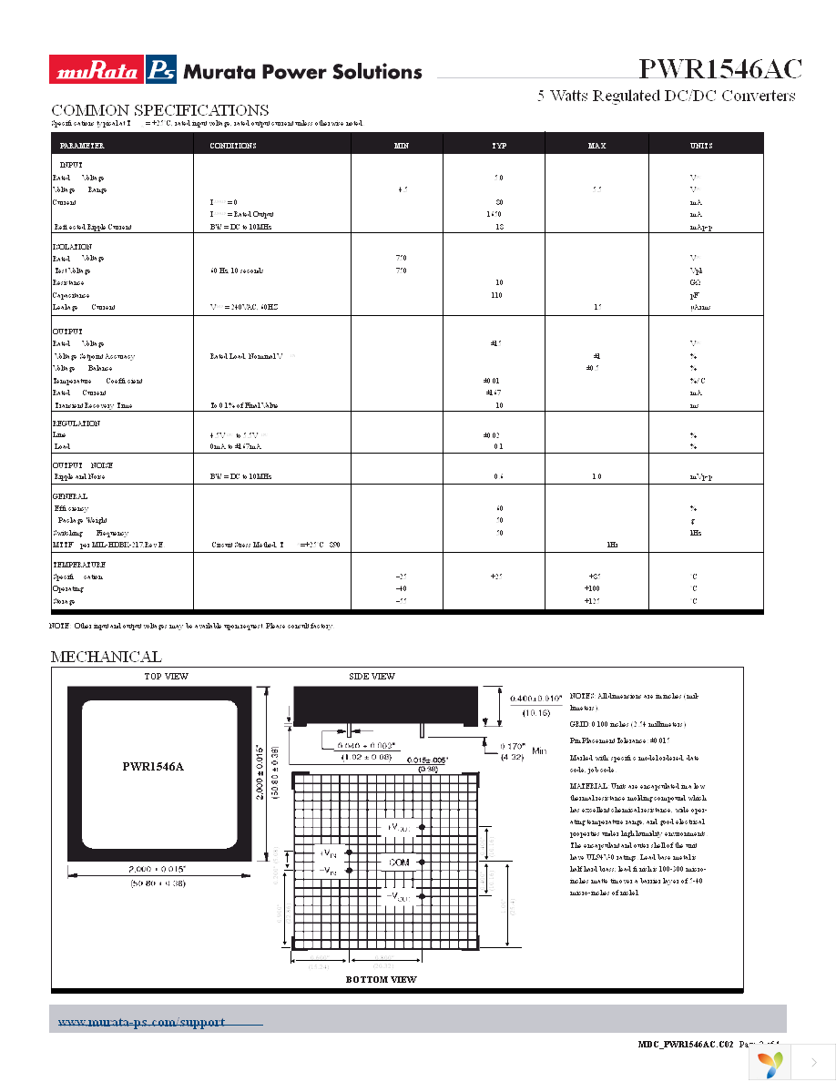 PWR1546AC Page 2