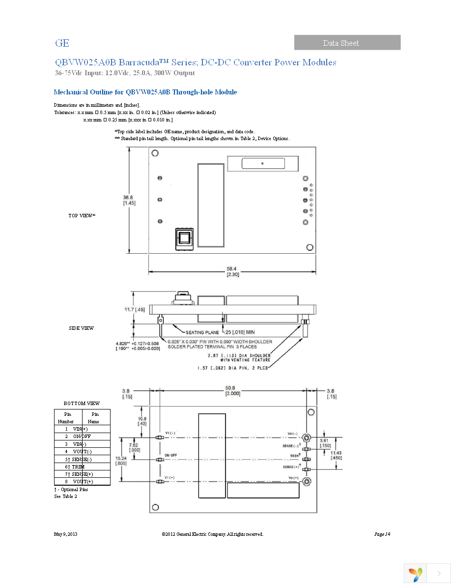 QBVW025A0B41-HZ Page 14