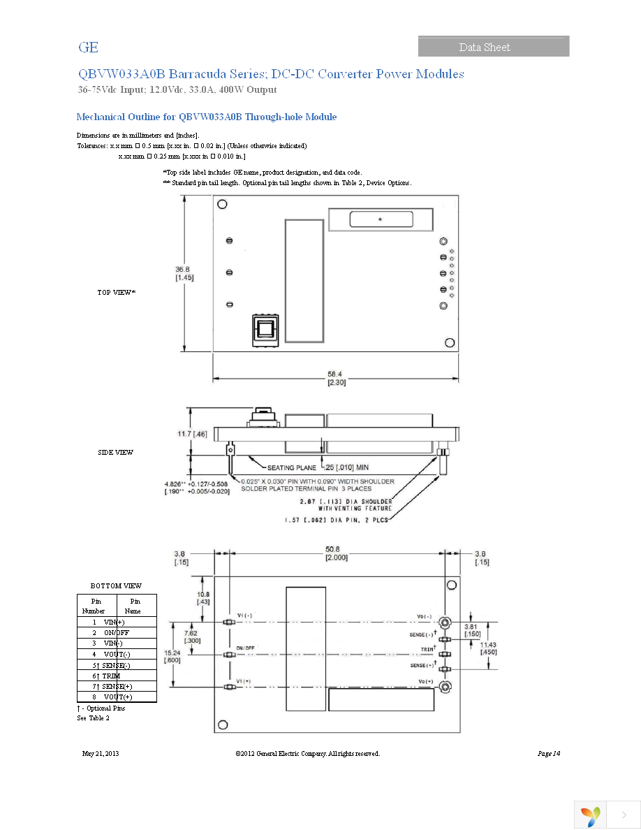 QBDW033A0B41-HZ Page 14