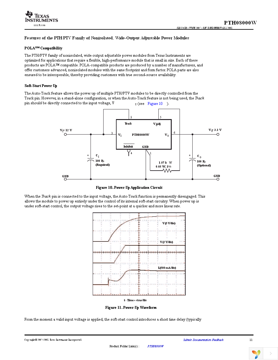 PTH08000WAH Page 11