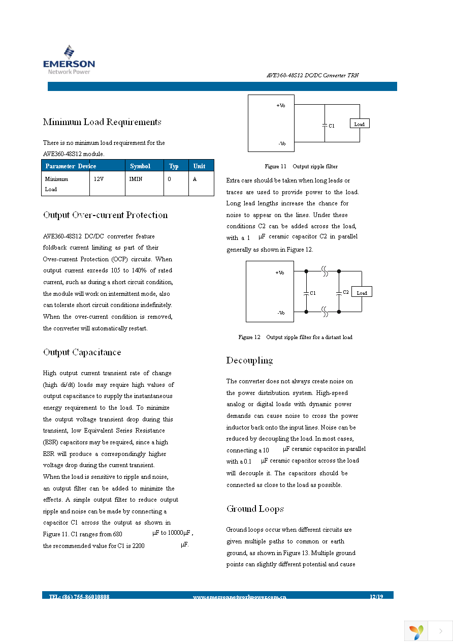 AVE360-48S12-4 Page 12