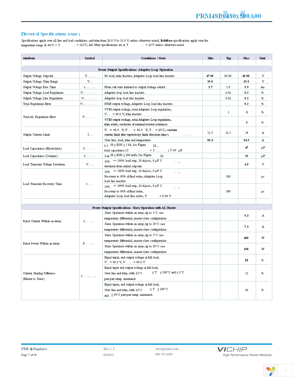 PRM48BT480T500A00 Page 7