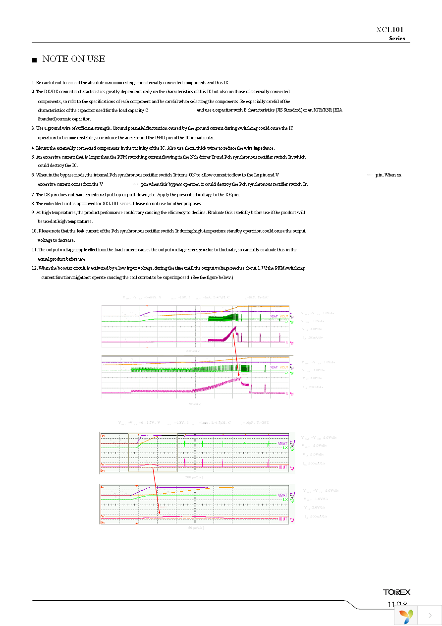 XCL101A301BR-G Page 11