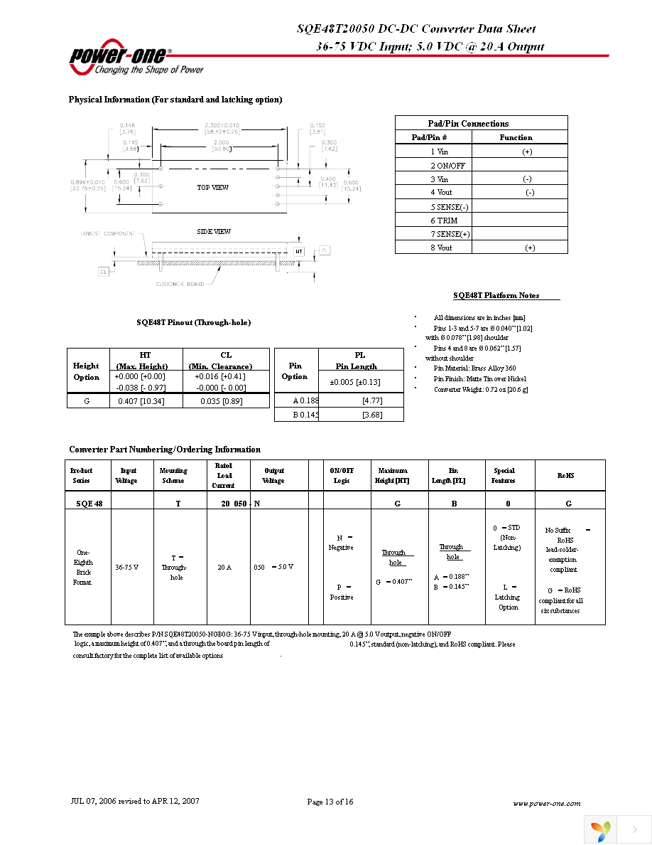 SQE48T20050-NGB0G Page 13