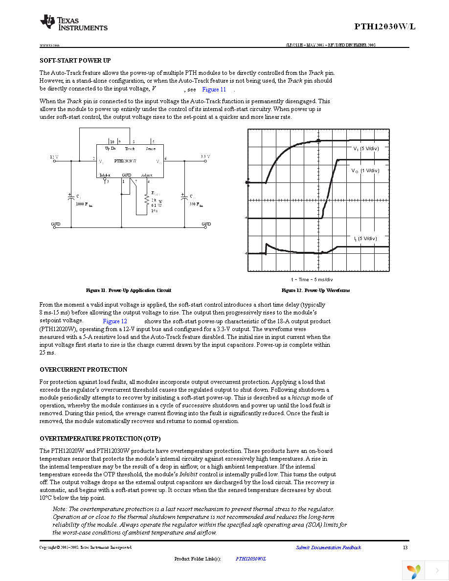 PTH12030WAS Page 13