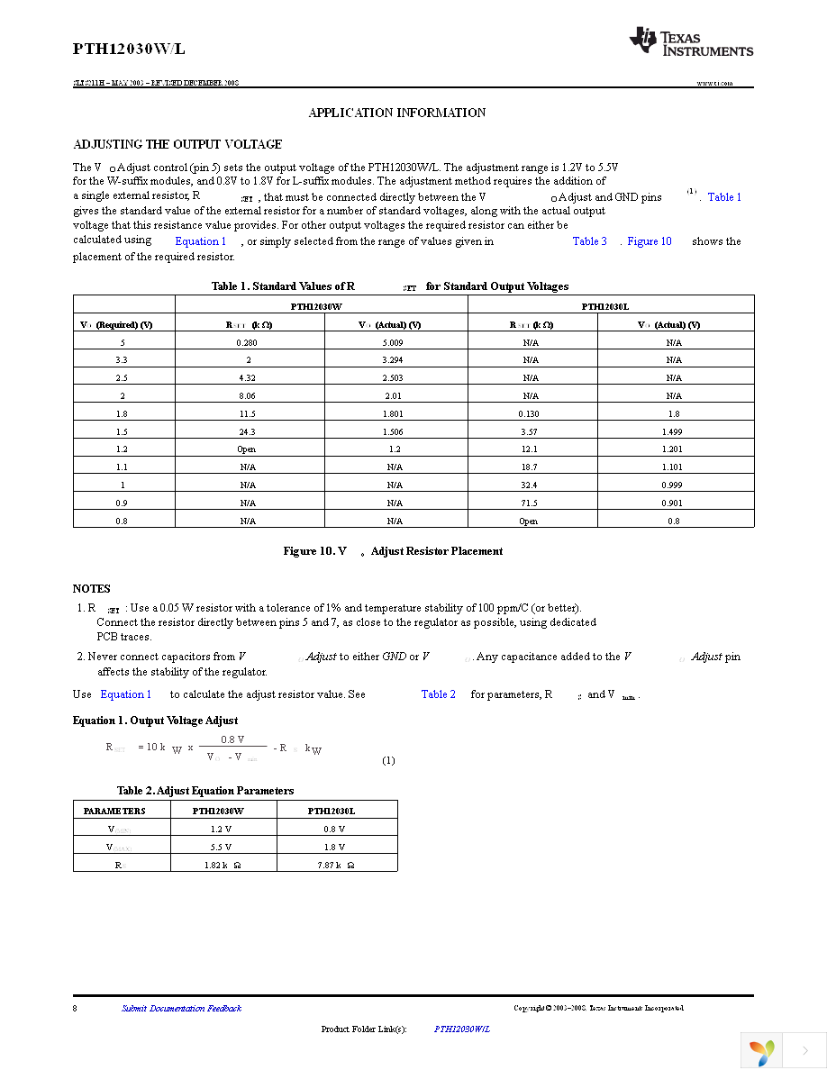 PTH12030WAS Page 8