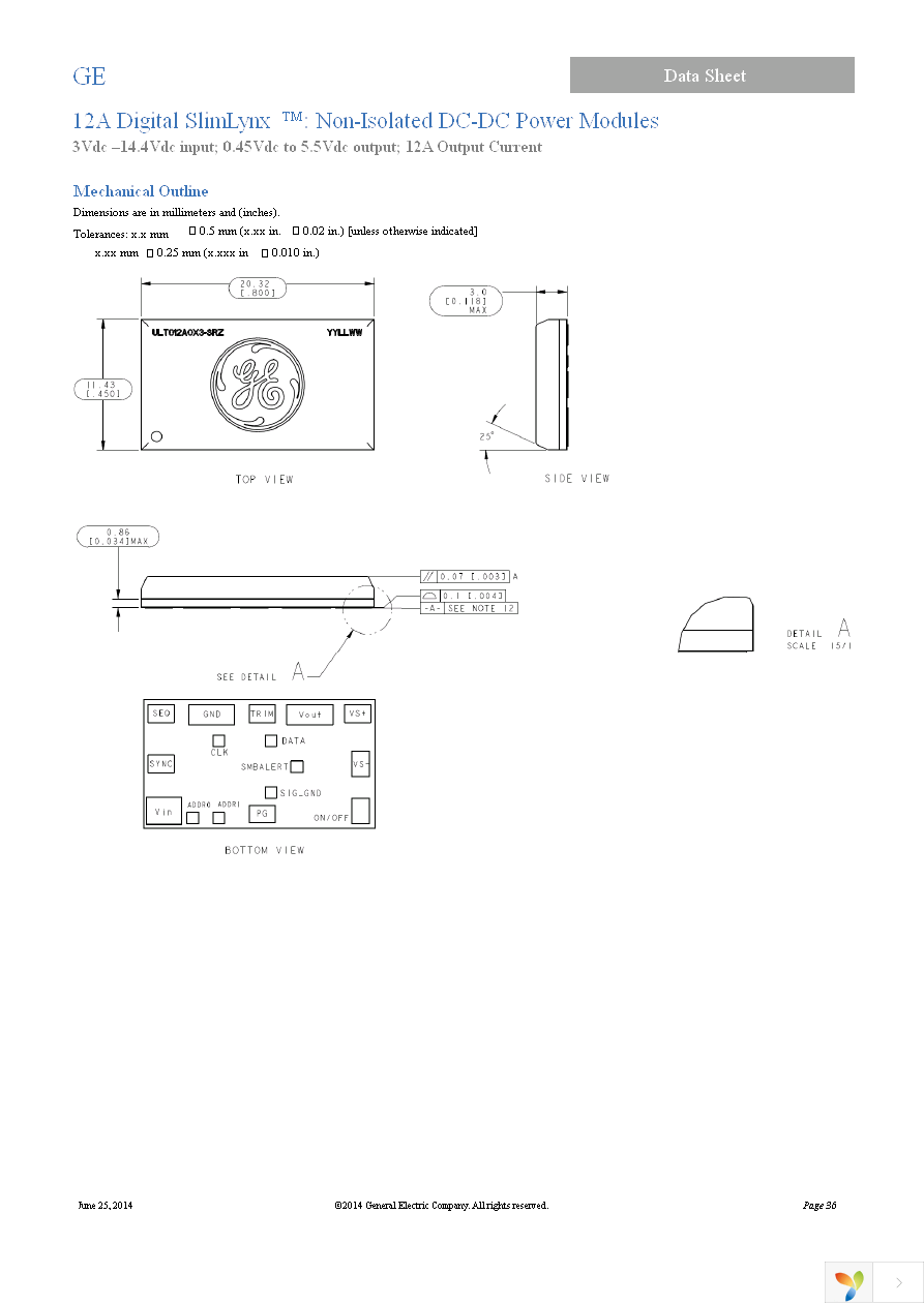 ULDT012A0X3-SRZ Page 36