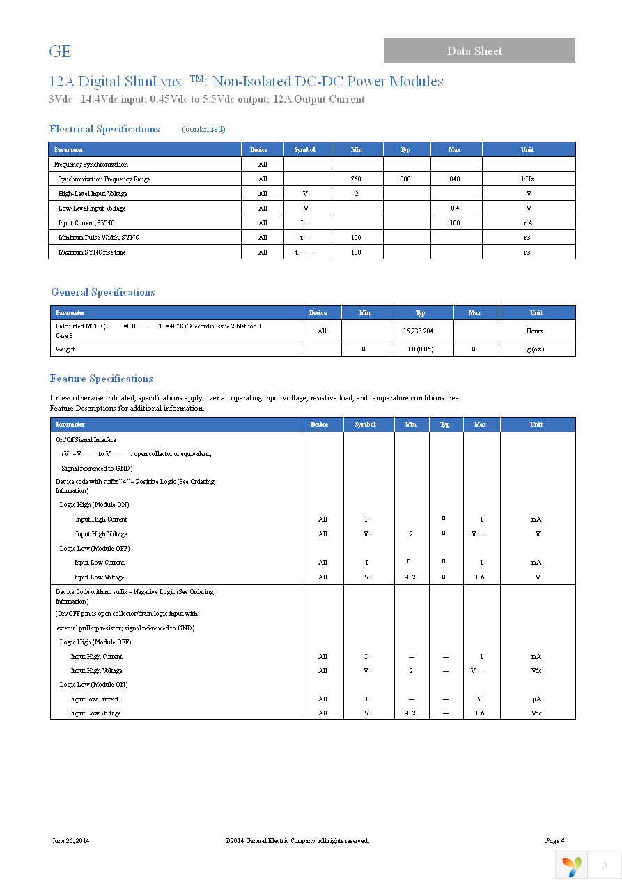 ULDT012A0X3-SRZ Page 4