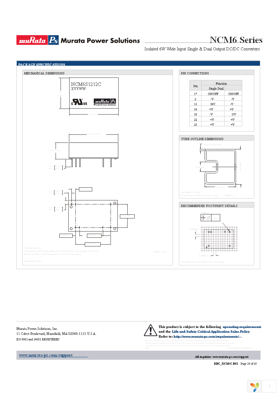 NCM6S1205EC Page 19