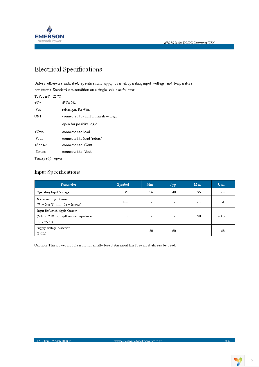 AVO75-48S05-6 Page 3